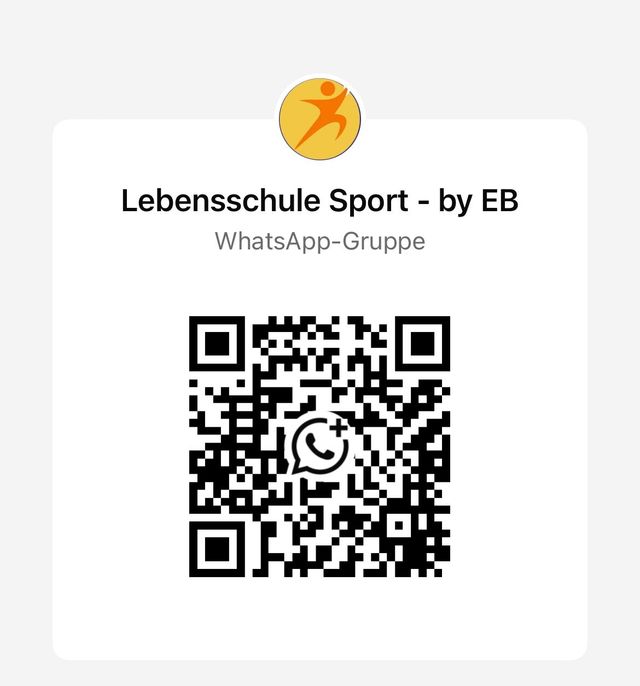 QR-Code zur WhatsApp-Community Lebensschule Sport